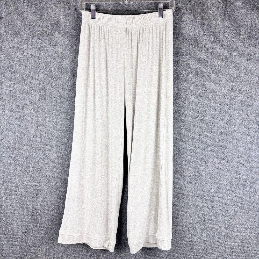 Discount Divas Medium Gray Palazzo Lounge Pants 92% Rayon 8% Spandex Sof